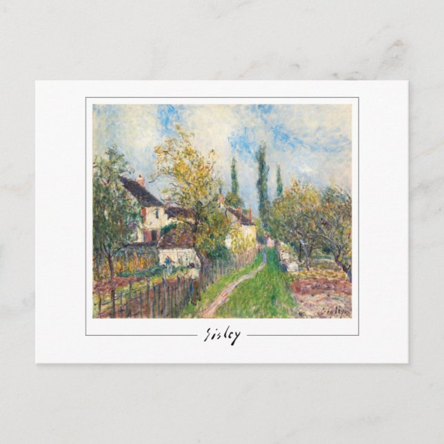 Cartão Postal Alfred Sisley #15 - Cartão-postal de arte (Frente)