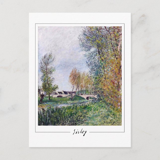 Cartão Postal Alfred Sisley #179 - Cartão-postal de arte (Frente)