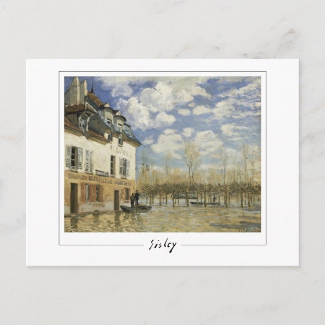 Cartão Postal Alfred Sisley #17 - Cartão-postal de arte (Frente)