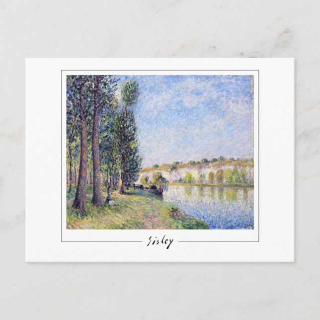 Cartão Postal Alfred Sisley #19 - Cartão-postal de arte (Frente)