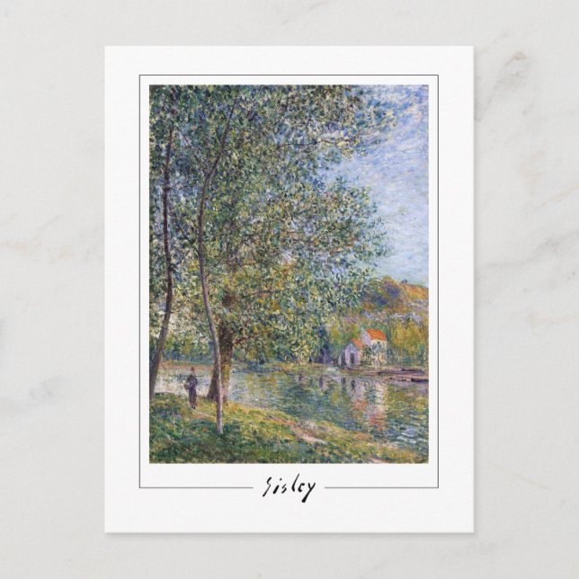Cartão Postal Alfred Sisley #345 - Cartão-postal de arte (Frente)