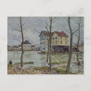 Cartão Postal Alfred Sisley   As fábricas de Moret-sur-Loing