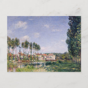 Cartão Postal Alfred Sisley   Bancos da Loing at Moret