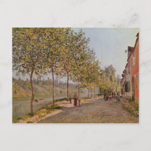 Cartão Postal Alfred Sisley Manhã de junho em Mamas Santos