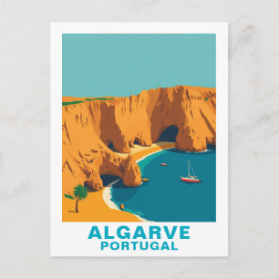 Cartão Postal Algarve Antigo, Postcard Europeia de Portugal