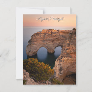 Cartão Postal Algarve de Texto Personalizado, Portugal