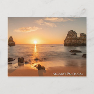 Cartão Postal Algarve Portugal Sunset