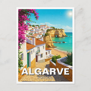 Cartão Postal Algarve Portugal Viagem