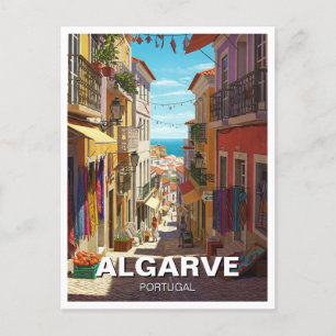 Cartão Postal Algarve Portugal Viagem