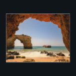 Cartão Postal Algarve - Praia de Albandeira - Cartaz sem texto<br><div class="desc">Praia de Albandeira é uma bela praia isolada perto de Lagoa. É famoso por seu arco atordoante na água.</div>
