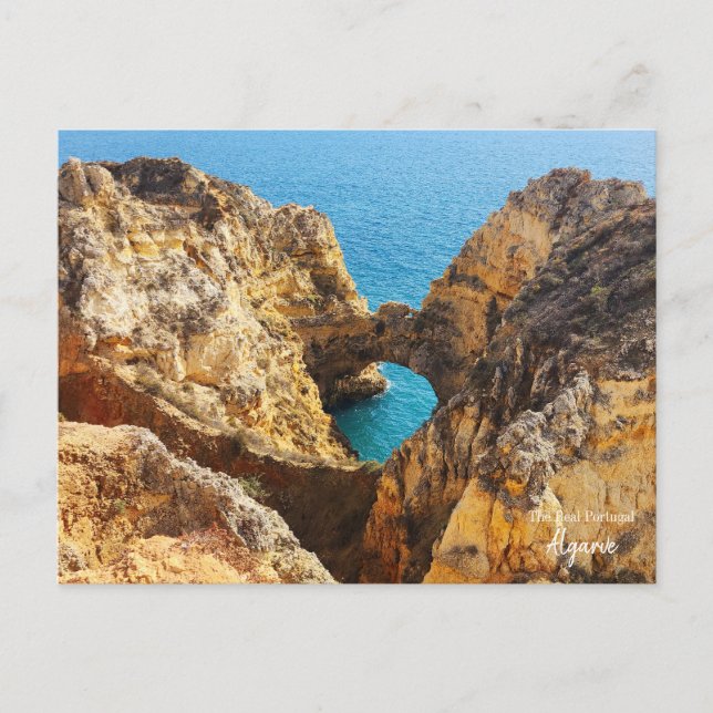 Cartão Postal Algarve robusto, Portugal (Frente)