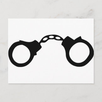 Cartão Postal algemas da polícia