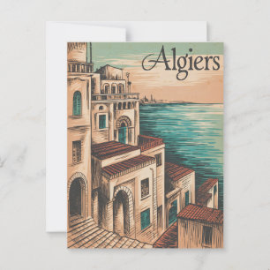 Cartão Postal Algiers Vintage