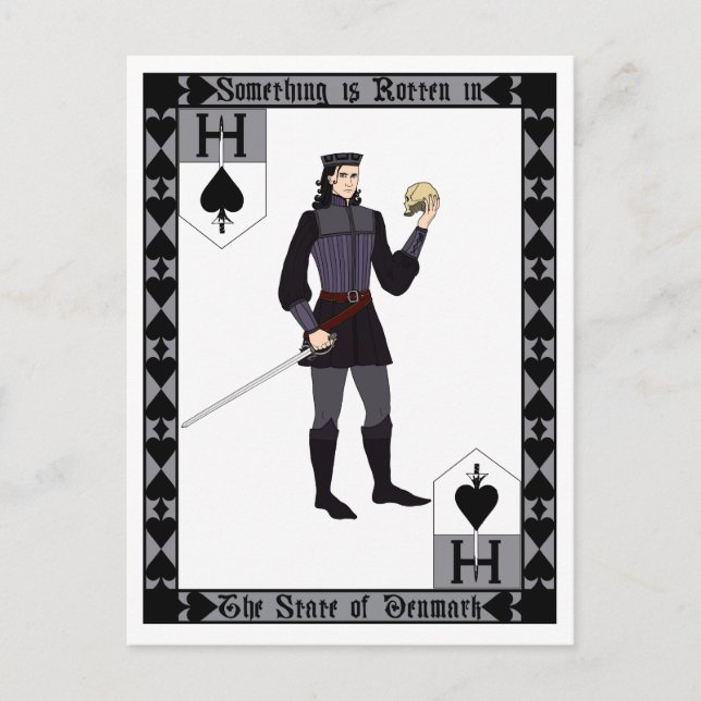 Cartão Postal Algo é podre (Frente)