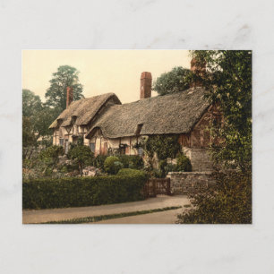 Cartão Postal Algodão de Ann Hathaway, Stratford-on-Avon, Ingla