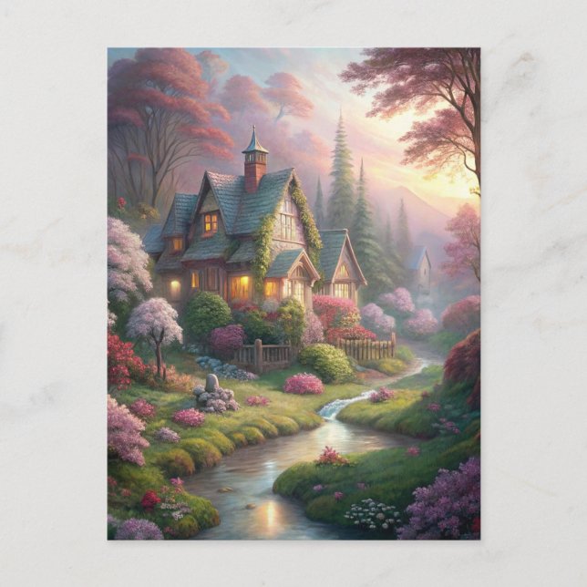 Cartão Postal Algodão e Jardim (Frente)