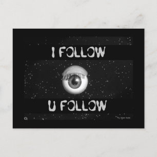 Cartão Postal Algoritmo como Cartão-postal com Poster de animaçã