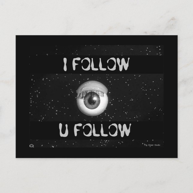 Cartão Postal Algoritmo como Cartaz de Postal de Cartoon do Tom  (Frente)