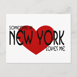 Cartão Postal Alguém em Nova York me ama
