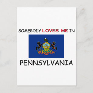 Cartão Postal Alguém Me Ama Na PENNSYLVANIA