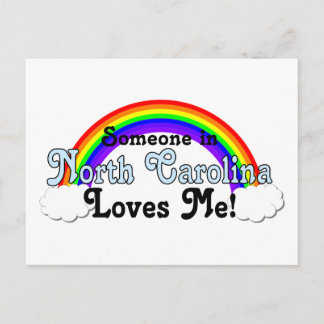 Cartão Postal Alguém na Carolina do Norte me ama