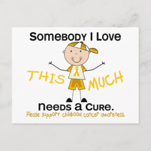 Cartão Postal Alguém Que Eu Amo - Cancer De Infância (Menino)