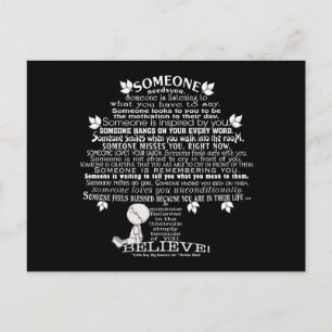 Cartão Postal ALGUÉM Tree