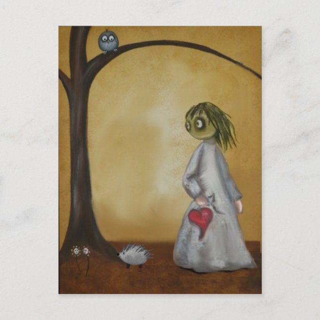 Cartão Postal Algum Amor para Meu Amigo Rápido (Frente)