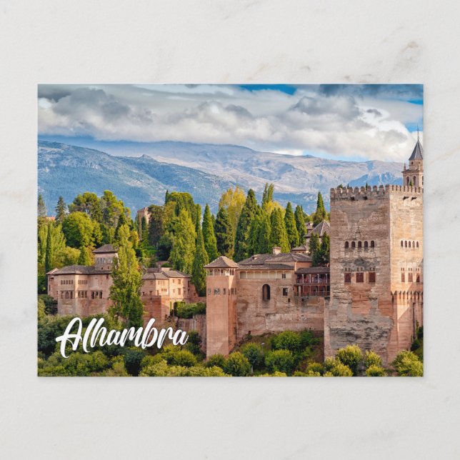 Cartão Postal Alhambra, Alemanha (Frente)