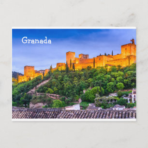 Cartão postal Alhambra de Granada