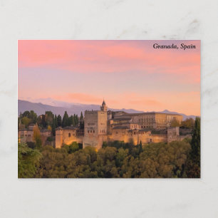Cartão Postal Alhambra, Espanha de Granada