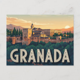 Cartão Postal Alhambra Granada Espanha