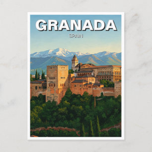 Cartão Postal Alhambra Granada Espanha