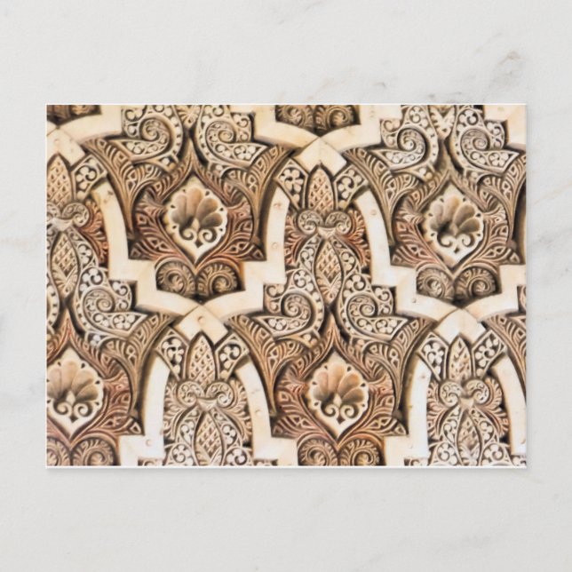 Cartão Postal Alhambra Wall Azulejo nº 7 (Frente)