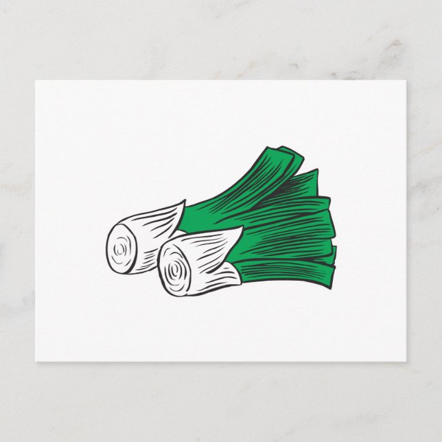 Cartão Postal alhos-porros (Frente)