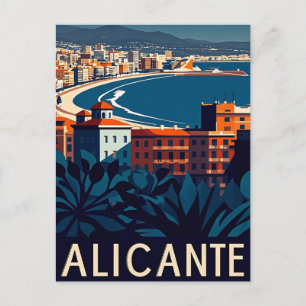 Cartão Postal Alicante Espanha