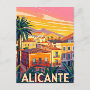 Cartão Postal Alicante Espanha