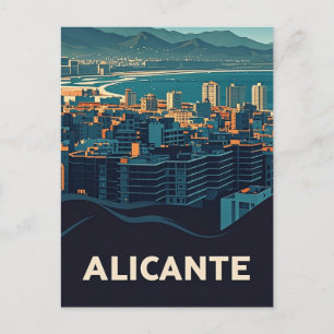 Cartão Postal Alicante Espanha