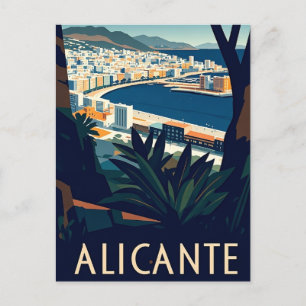 Cartão Postal Alicante Espanha