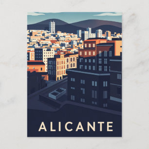 Cartão Postal Alicante Espanha