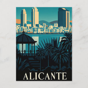 Cartão Postal Alicante Espanha
