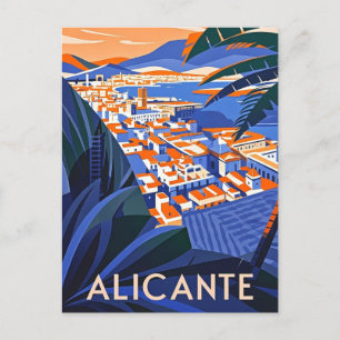 Cartão Postal Alicante Espanha