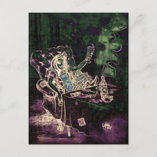 Cartão Postal Alice Bebe Absinthe Now (negativo)