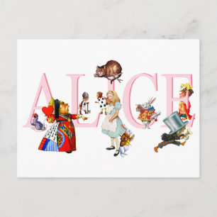 CARTÃO POSTAL ALICE E AMIGOS