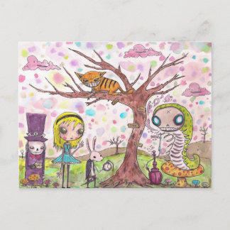 Cartão Postal Alice e Amigos