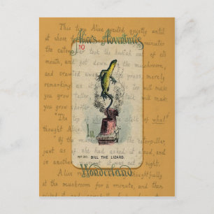 Cartão Postal Alice e Bill o Lizard