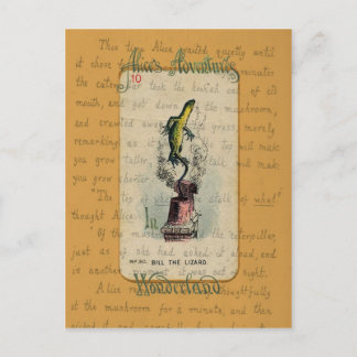 Cartão Postal Alice e Bill o Lizard