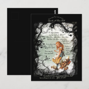 Cartão Postal Alice In Wonderland Age Teas Walrus