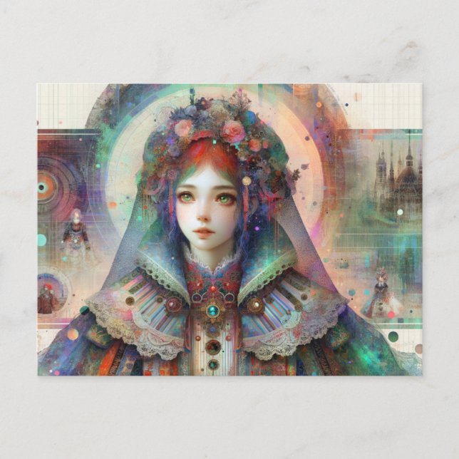 Cartão Postal Alice Inspirou a Arte da Falha (Frente)