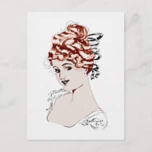 Cartão Postal Alice M. McPherrin por Russell L. Swigert arte de 